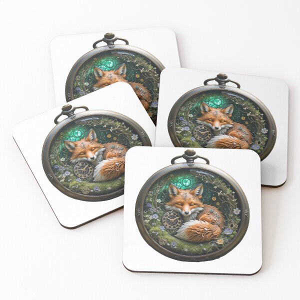 Item preview, Pocket watch fox designed and sold by VJ-Arts.