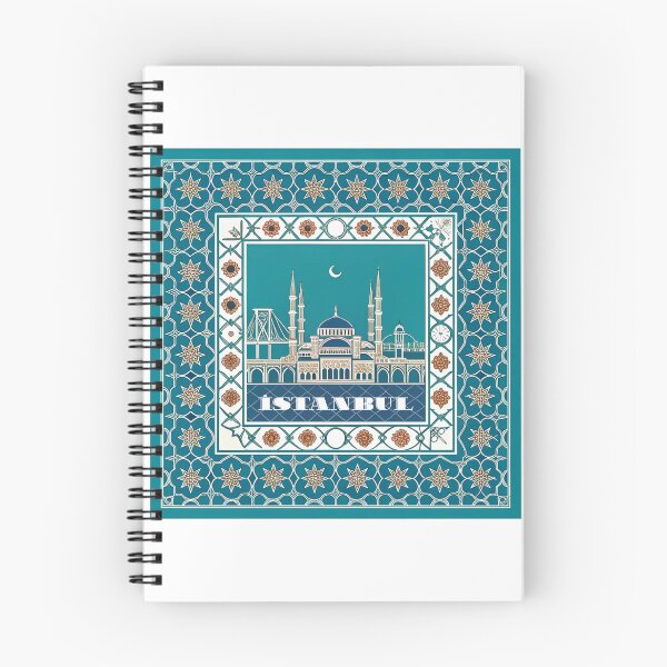 Item preview, Istanbul Blue Mosque and Bosphorus Bridge | Turkish Tile Art Design  designed and sold by asliberry.