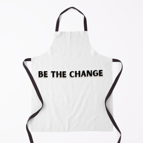 Item preview, Be The Change You Wish To See - Inspirational Motivational Quote Typography Print designed and sold by Like it.