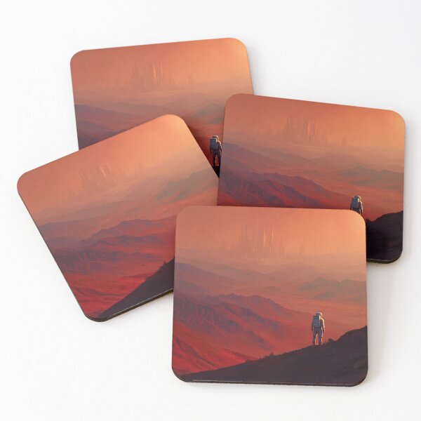 Item preview, The Astronaut and the Red Planet designed and sold by Rtymer.