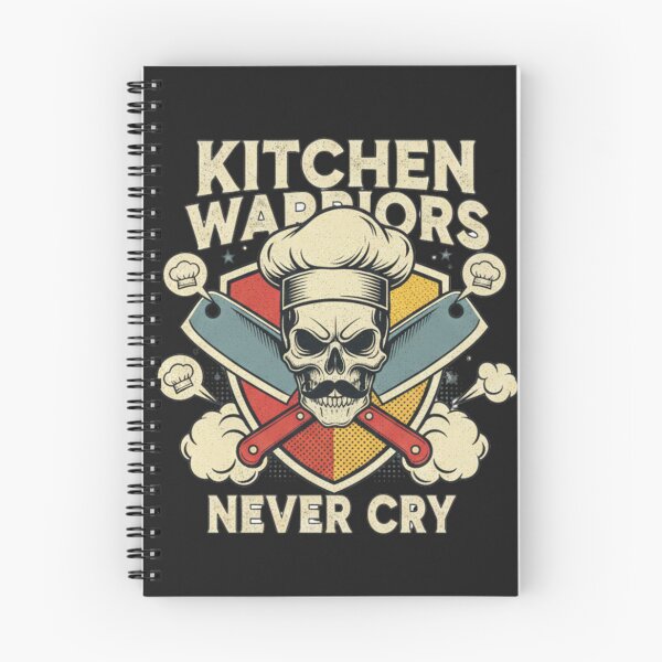 Item preview, Kitchen Warriors Never Cry Chef Humor designed and sold by hexenor.