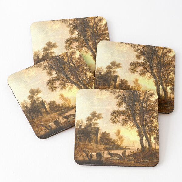 Item preview, River Bank with Cattle, ca. 1645 – 1650 by aert van der neer designed and sold by AngyDesigns49.
