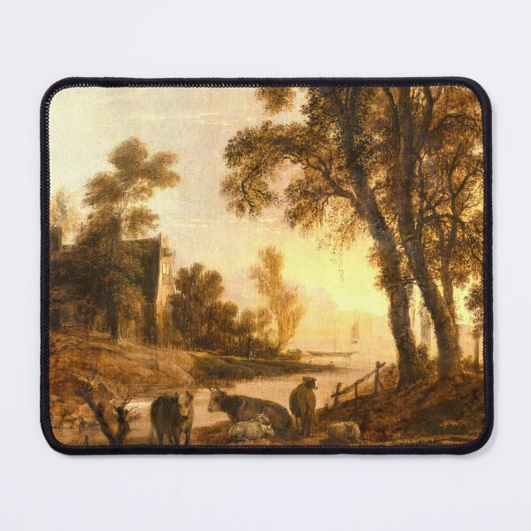 Item preview, River Bank with Cattle, ca. 1645 – 1650 by aert van der neer designed and sold by AngyDesigns49.