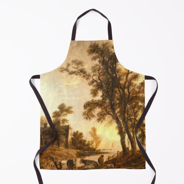 Item preview, River Bank with Cattle, ca. 1645 – 1650 by aert van der neer designed and sold by AngyDesigns49.