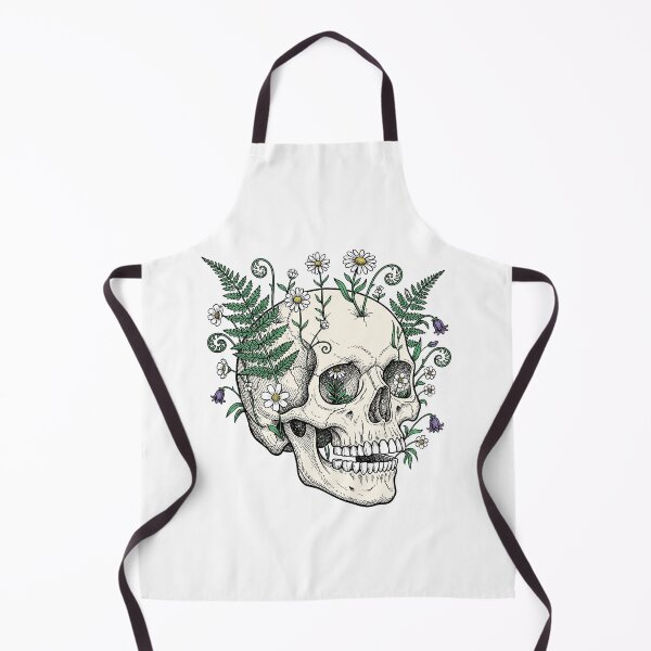 Item preview, Una calavera con flores designed and sold by krabbaraban.
