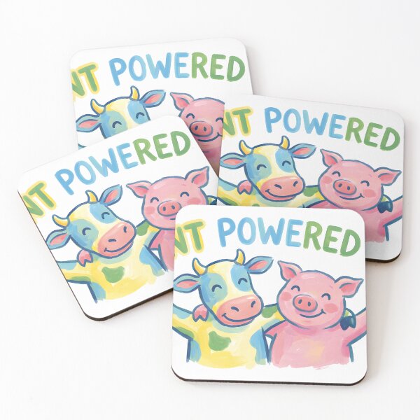 Item preview, Plant Powered Pals Vegan Merch designed and sold by PrintsyNook.