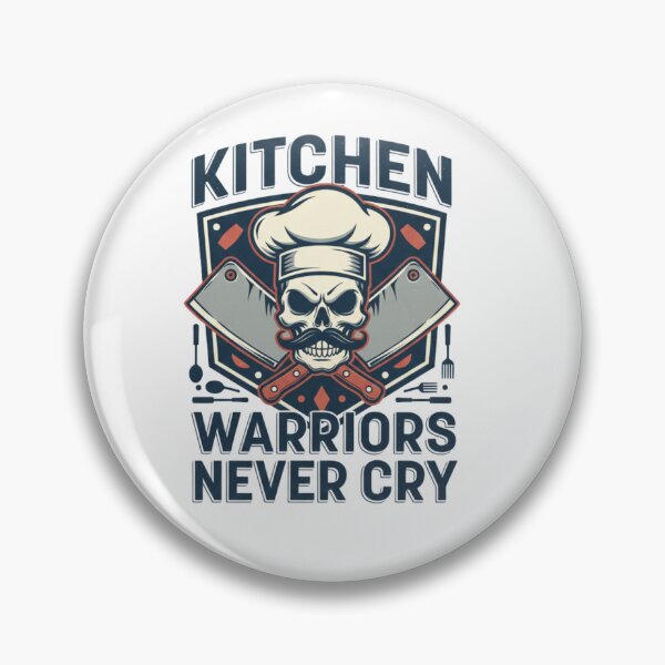 Item preview, Kitchen Warriors Never Cry Chef Job designed and sold by hexenor.