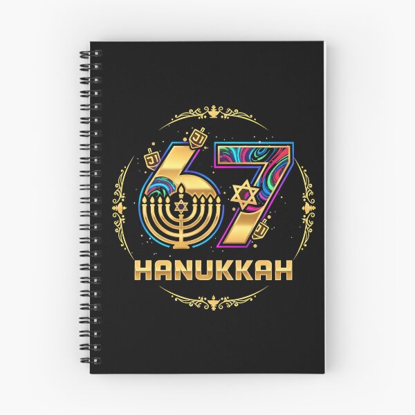 Item preview, Funny Hanukkah 67 Six Seven Meme designed and sold by ZuToMi.