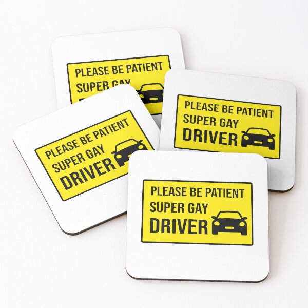 Item preview, Super Gay Driver Warning designed and sold by vilefret.