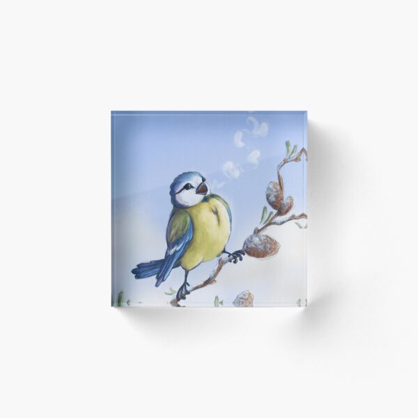 Item preview, pequeño pájaro azul designed and sold by MillerBB.