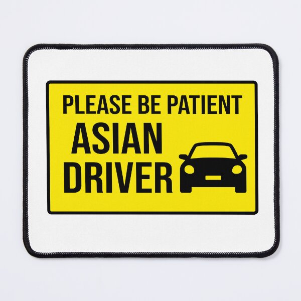 Item preview, Asian Driver Warning designed and sold by vilefret.