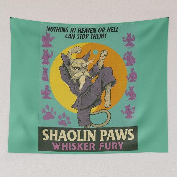 Item preview, Shaolin Paws designed and sold by Cats and Other Things.