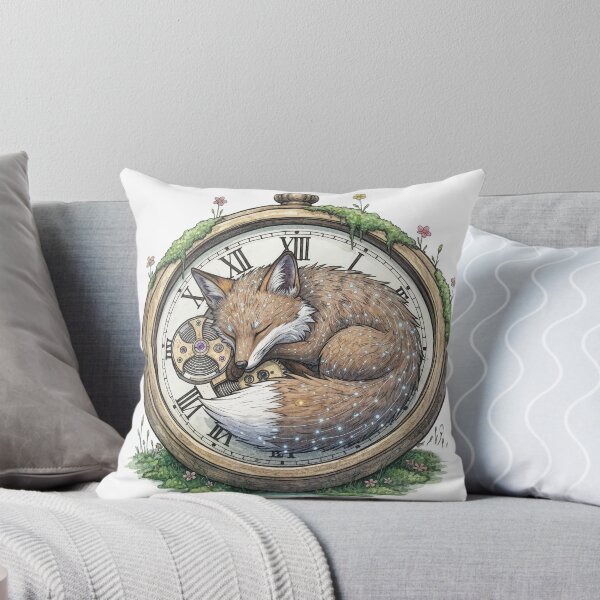 Item preview, Pocket watch sleeping fox designed and sold by VJ-Arts.