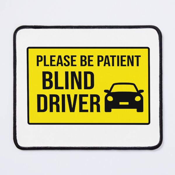 Item preview, Blind Driver Warning designed and sold by vilefret.