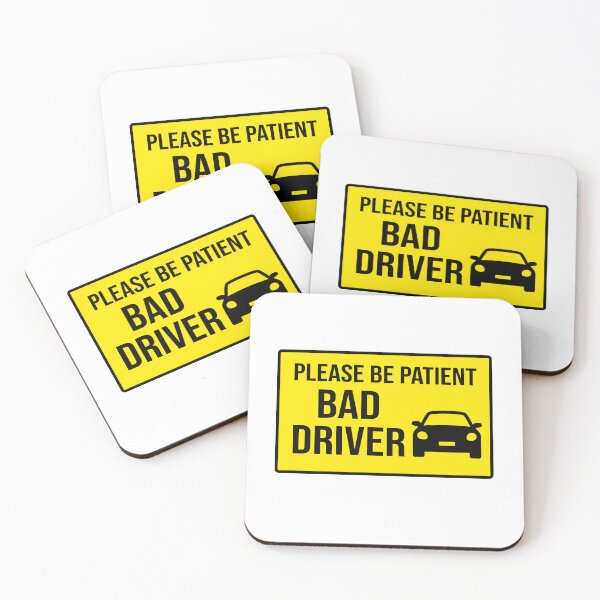 Item preview, Bad Driver Warning designed and sold by vilefret.
