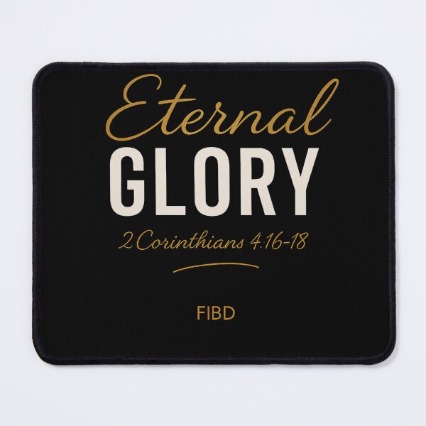 Item preview, Eternal Glory — 2 Corinthians 4:16-18 designed and sold by Faith In Black Designs.