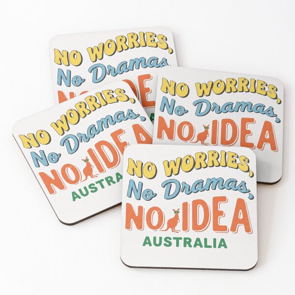 Item preview, No Worries, No Dramas, No Idea designed and sold by FitEnvy.