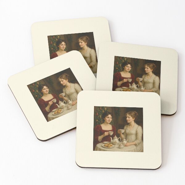 Item preview, Christmas Tea with Elizabeth & Jane – A Festive Regency Moment designed and sold by Novel Works Studio.