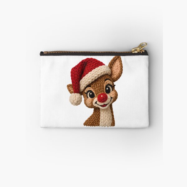 Item preview, Kawaii Knitted Reindeer Art | Cute Crochet Christmas Deer & Cozy Holiday Gifts designed and sold by Krasnovaovaova.