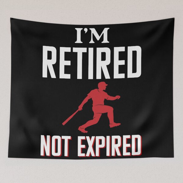 Item preview, Retired, Not Expired Baseball designed and sold by MOFAPPAREL.