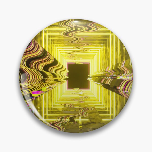 Item preview, Neon yellow and pink waves designed and sold by SuperAIstar.