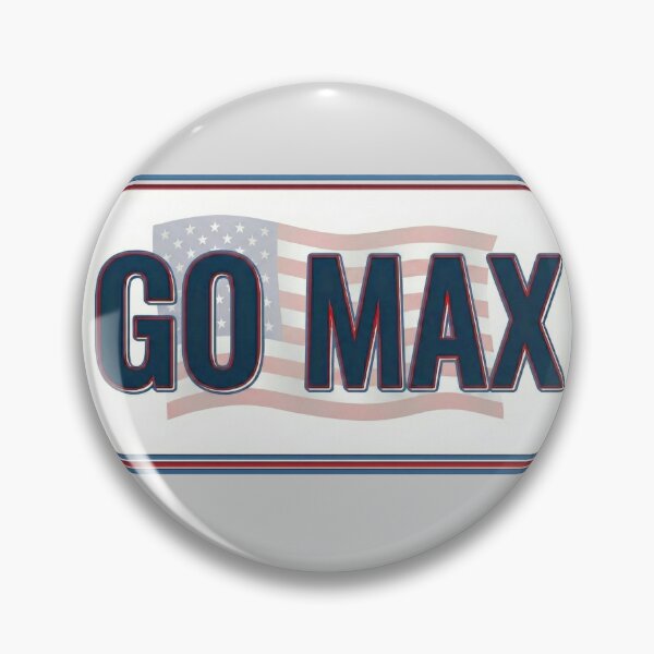 Item preview, Go Max - Patriotic American Flag & Bold Political Meme Text - Light Grey edition designed and sold by Miss Cutie Designs.