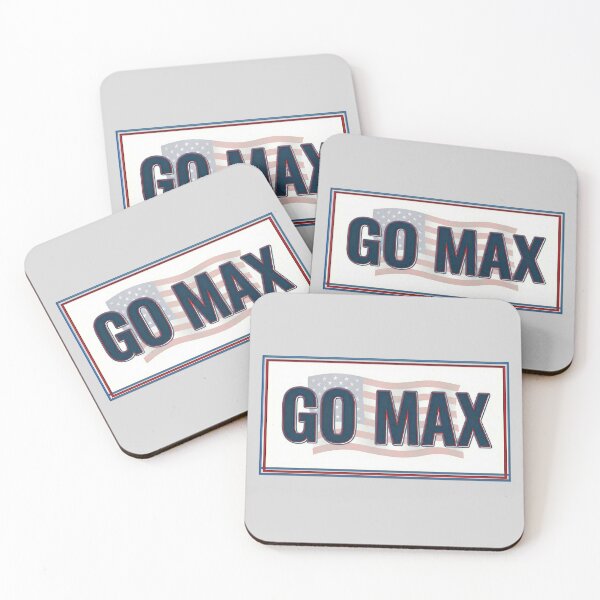 Item preview, Go Max - Patriotic American Flag & Bold Political Meme Text - Light Grey edition designed and sold by Miss Cutie Designs.