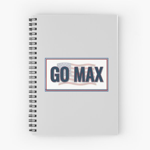 Item preview, Go Max - Patriotic American Flag & Bold Political Meme Text - Light Grey edition designed and sold by Miss Cutie Designs.