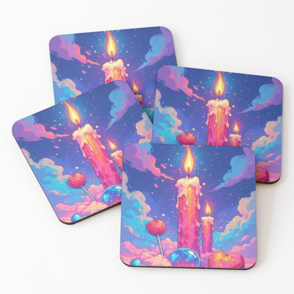 Item preview, Dreamscape with candles and sweets designed and sold by Mianku | Für das Leben.