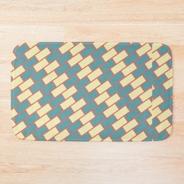 Item preview, Yellow Brick Wall Pattern - Striped - Beautiful Abstract Geometric Pattern designed and sold by RoyalStarsPatts.