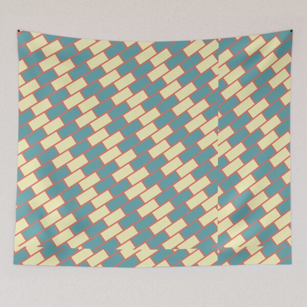 Item preview, Yellow Brick Wall Pattern - Striped - Beautiful Abstract Geometric Pattern designed and sold by RoyalStarsPatts.
