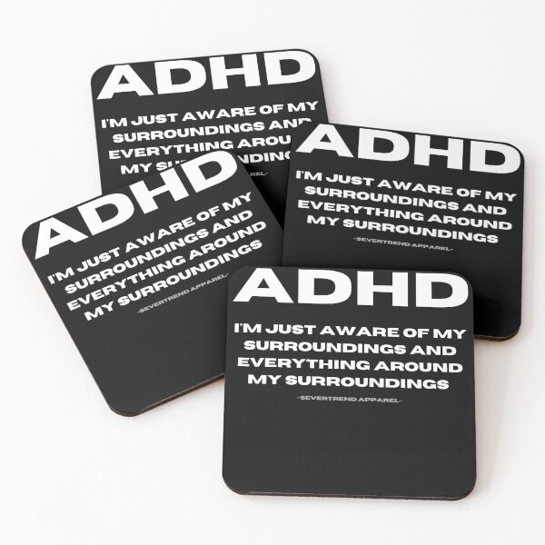Item preview, ADHD awareness comedic memes edition designed and sold by SEVERTREND APPAREL .