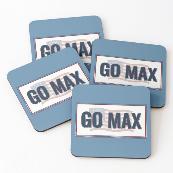 Item preview, Go Max - Patriotic American Flag & Bold Political Meme Text - Blue edition designed and sold by Miss Cutie Designs.