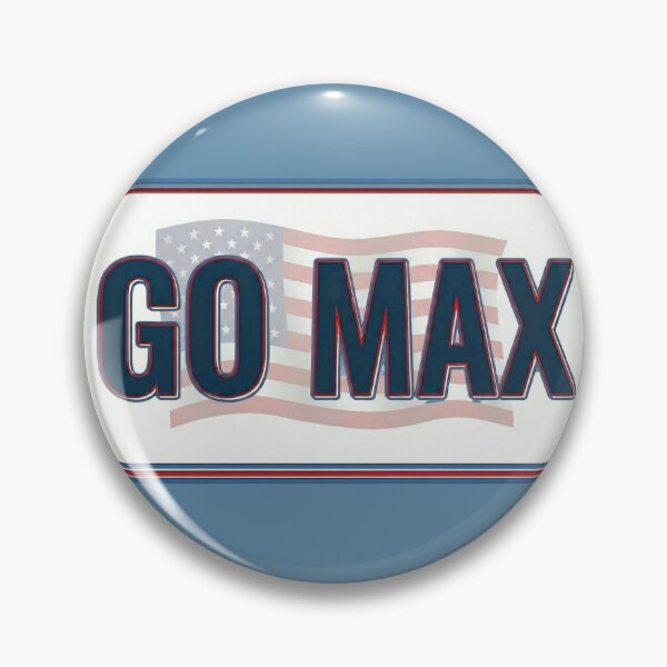 Item preview, Go Max - Patriotic American Flag & Bold Political Meme Text - Blue edition designed and sold by Miss Cutie Designs.