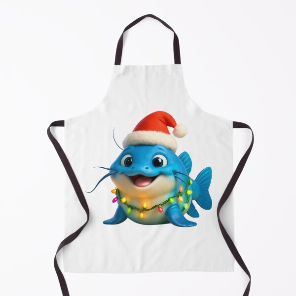 Item preview, Christmas Blue Catfish designed and sold by Sillytoe.