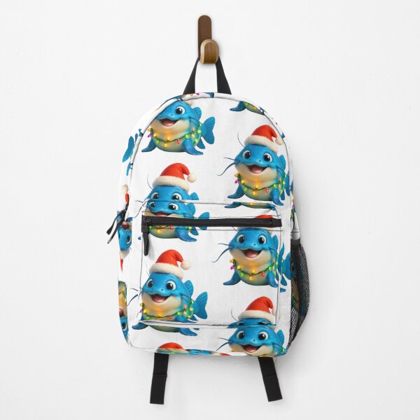 Item preview, Christmas Blue Catfish designed and sold by Sillytoe.