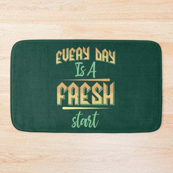 Item preview, Every Day Is A Fresh Start | Hope, Renewal & New Beginnings Motivational Quote designed and sold by Maltachi Designs.