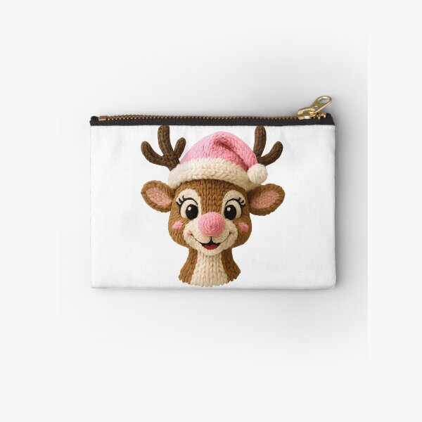 Item preview, Kawaii Knitted Reindeer Art | Cute Crochet Christmas Deer & Cozy Holiday Gifts designed and sold by Krasnovaovaova.