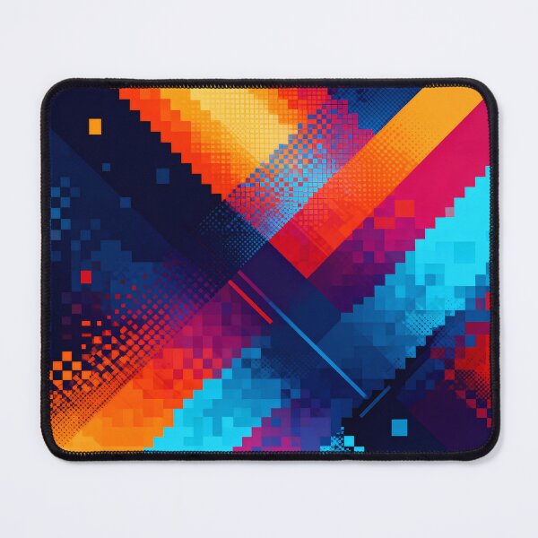 Item preview, Abstract pixelated patterns designed and sold by SuperAIstar.
