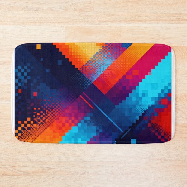 Item preview, Abstract pixelated patterns designed and sold by SuperAIstar.