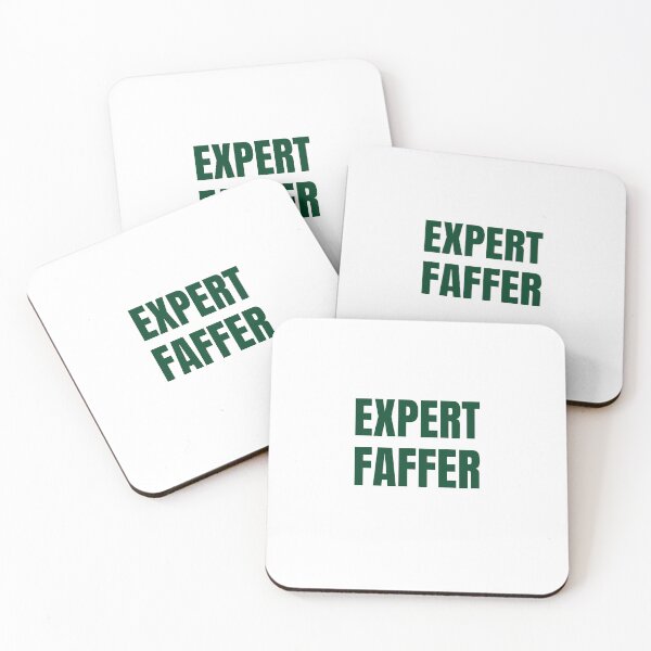 Item preview,  Expert Faffer – Funny British Slang Minimalist Text Design designed and sold by TalkTee Me.