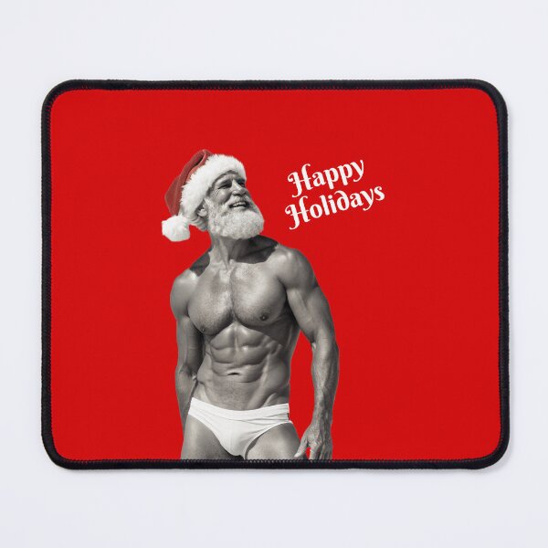 Item preview, Happy Holidays! With a sexy Santa designed and sold by gayishdesign.