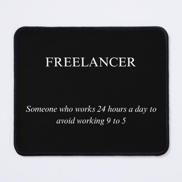 Item preview, Funny Freelancer Definition - Typography Office Humor designed and sold by JonyDG.