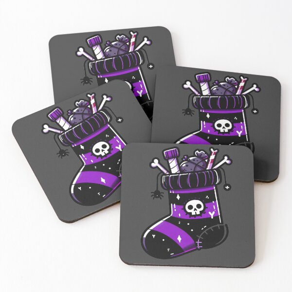 Item preview, Spooky Holiday Stocking - Purple Goth Aesthetic designed and sold by GREENZ0NE.