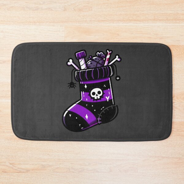 Item preview, Spooky Holiday Stocking - Purple Goth Aesthetic designed and sold by GREENZ0NE.