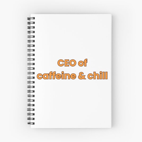 Item preview, CEO of Caffeine & Chill | Coffee Lover Aesthetic Quote Design designed and sold by J0b4t.
