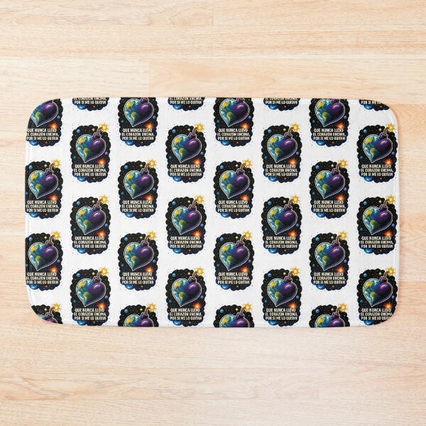 Item preview, Extremoduro Corazon A Fuego Heart-Shaped Earth Bomb Space designed and sold by AntonioJ8.