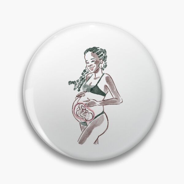 Item preview, Pregnant woman ıllustration-minimalist motherhood art designed and sold by NUREYY STUDİO.