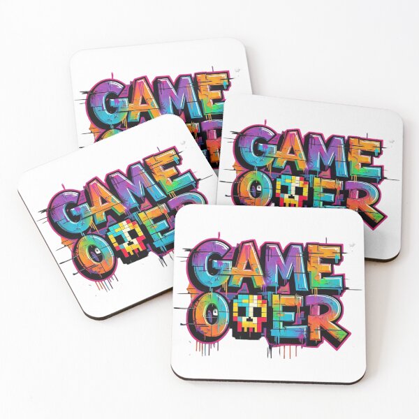 Item preview, Neon Graffiti Art: "Game Over" designed and sold by newvisionart191.