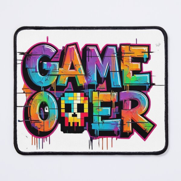 Item preview, Neon Graffiti Art: "Game Over" designed and sold by newvisionart191.